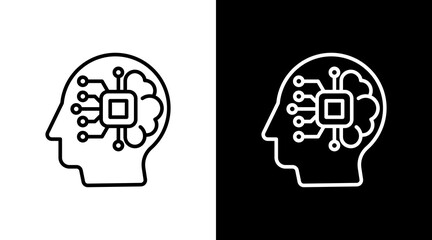Artificial Intelligence With Icon Set Design