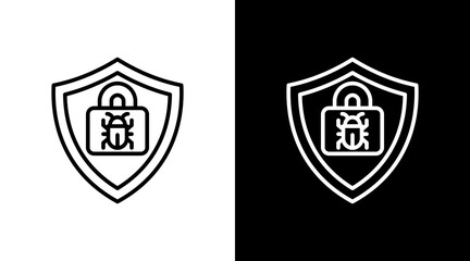 Cybersecurity With Icon Set Design