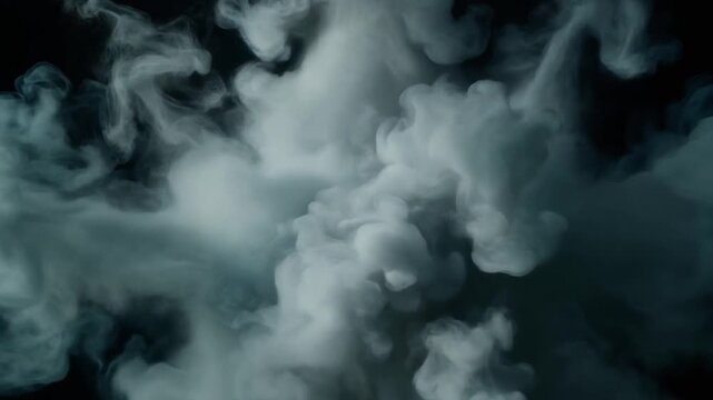 Smoke Burst Full Screen Transition Overlay