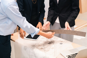 Business team showing unity success with hands together in office, teamwork collaboration and power motivation, diverse colleagues celebrating achievement corporate goal partnership