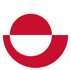 Greenland flag icon vector illustration  © ramin