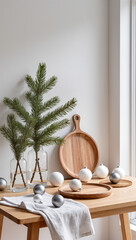 table decorations for Christmas celebrations