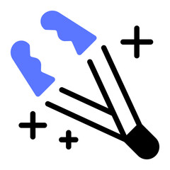This BBQ Tong icon is suitable for barbecue party.