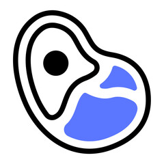 This Beef icon is suitable for barbecue party.