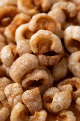 Pork rind texture background, Northern Thai food