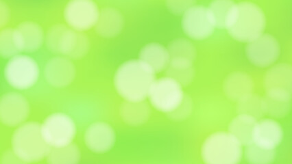 木漏れ日がまぶしい緑色の抽象的な背景(16:9)