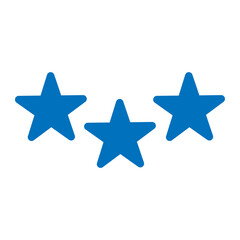 Obraz premium Three Stars Award Outline