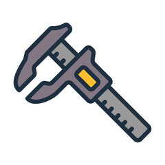 Caliper Icon - Lineal Color