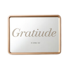 Gratitude sign with transparent background evokes sense of appreciation and positivity, perfect for any space