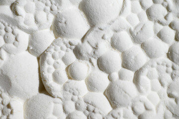 Close up of Abstract Background of Light Textured Powder