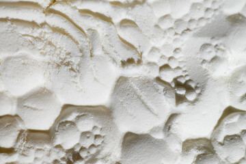 Close up of Abstract Background of Light Textured Powder