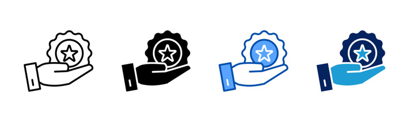 brand icon set multiple style collection