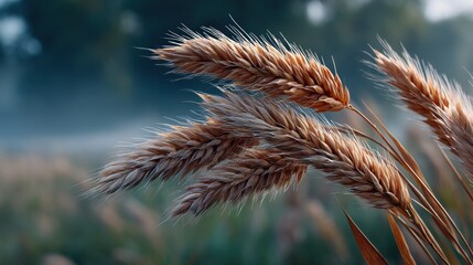 Exploring the Gentle Beauty of Wheat Fields in Morning Light Captured Through a Minimalist Lens