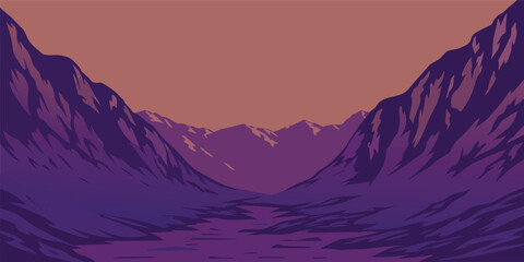 Explore majestic mountain landscapes with cool tones and captivating depth, perfect for adventurous projects and stunning background visuals