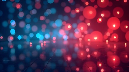 abstract glowing lights background red, blue colour lights