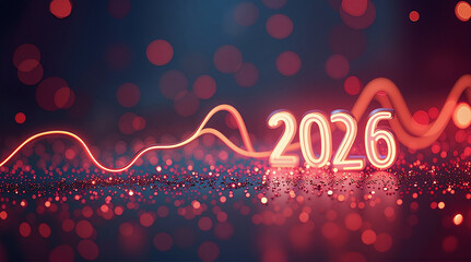 Imagine a dazzling New Year&rsquo;s Eve celebration in 2026 set in a futuristic city skyline. Neon lights and holographic displays light up the night sky as people in stylish, tech-enhanced outfits in