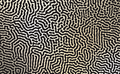 Organic Maze Pattern Abstract Background