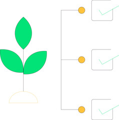 Smart Farm Simple Icon Element