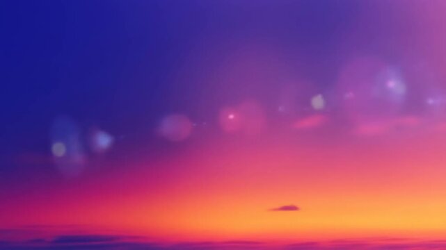Vibrant sunset sky with clouds and sunlight dramatic colorful backdrop