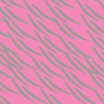 seamless pattern with pink feathers