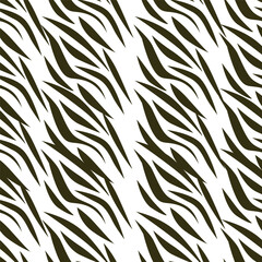 Seamless zebra pattern, animal print.	
