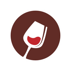 Wine logo icon design