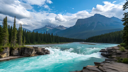 waterfall in Yosemite National Park