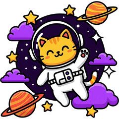 Astronaut cat 