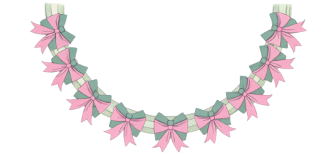 Kitsch Preppy Christmas Clipart 