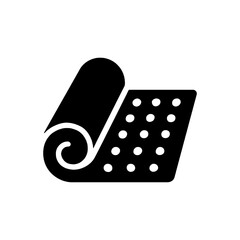 Rolled Prayer Floor Mat Icon