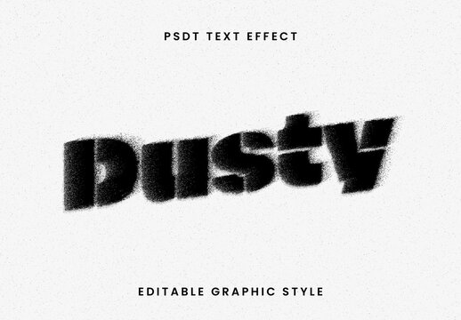 Dirty Ink Stamp Text Effect