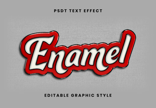Enamel Pin Text Effect
