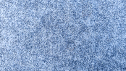 Close-up Background Texture of Worn Light Blue Gray Felt Fabric