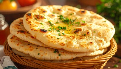 Traditional pita bread 
