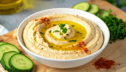 Traditional baba ganoush in bowl 