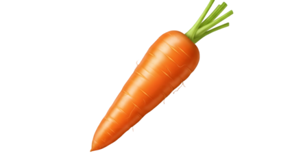 Fresh orange carrot vegetable illustration isolated on transparent background