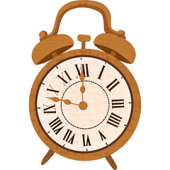 vintage alarm clock Illustration 