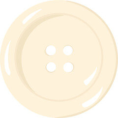 Sewing Button Craft Illustration