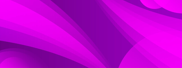 Purple Gradient Abstract Curve Composition Background