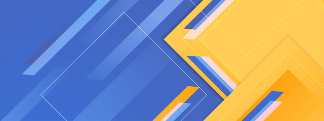 Abstract Geometric Background in Gradient Color Style. Design decoration concept for web layout, poster, banner.