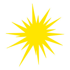 Bright Sunburst Pop Art © Wira