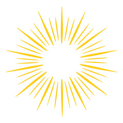 Comic Radial Burst Line