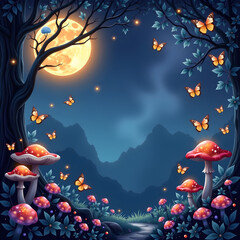 Fantasy Botanical Fairytale Illustration