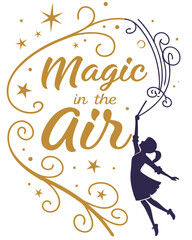 t shirt design magic in the air in whim
