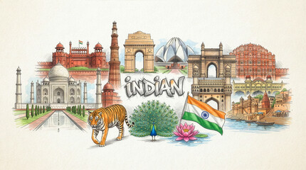 Venice Italy old town with San Marco and historic town hall buildings