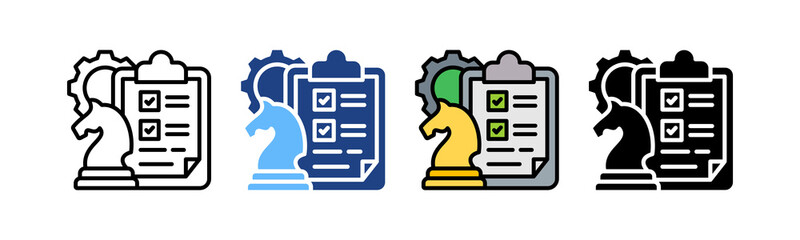 Strategy multiple icon