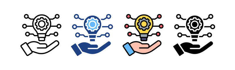 Technology multiple icon