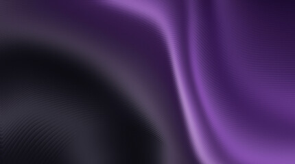 Abstract Purple and Black Wavy Texture, Modern Digital Art, Elegant Background.