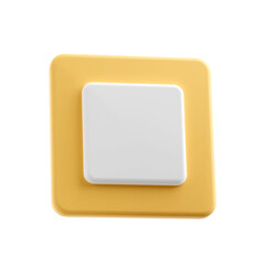 3D Adhesive Patch Icon — Medical Plaster, First Aid, Wound Care Illustration