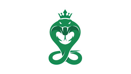 Royal cobra with crown logo